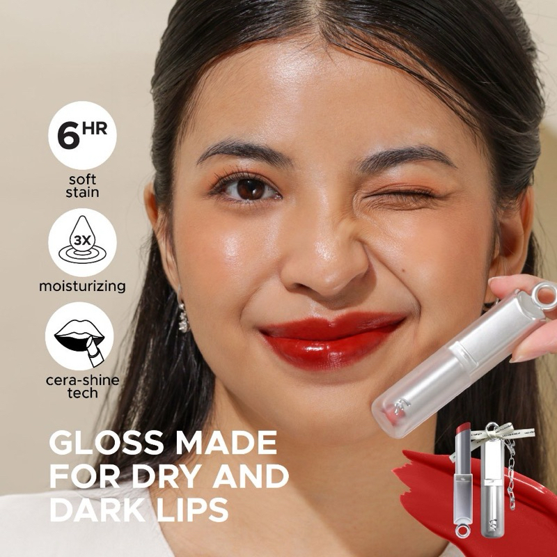 Jual Mad For Makeup #GlassNotGloss 6HR Soft Stain + Cera-shine Tech ...