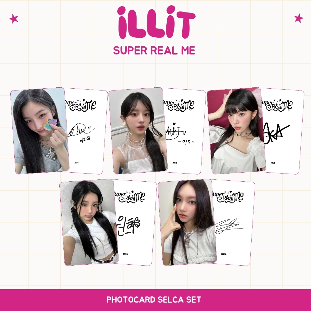 ILLIT Super Real Me Mwave 直筆サイン入り2種セット（Mwave on