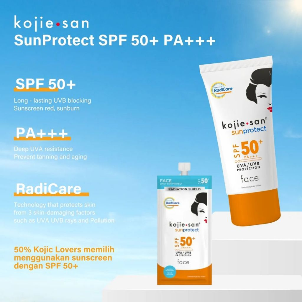 Jual Kojiesan Sunprotect SPF 50+ PA+++ Face | Shopee Indonesia