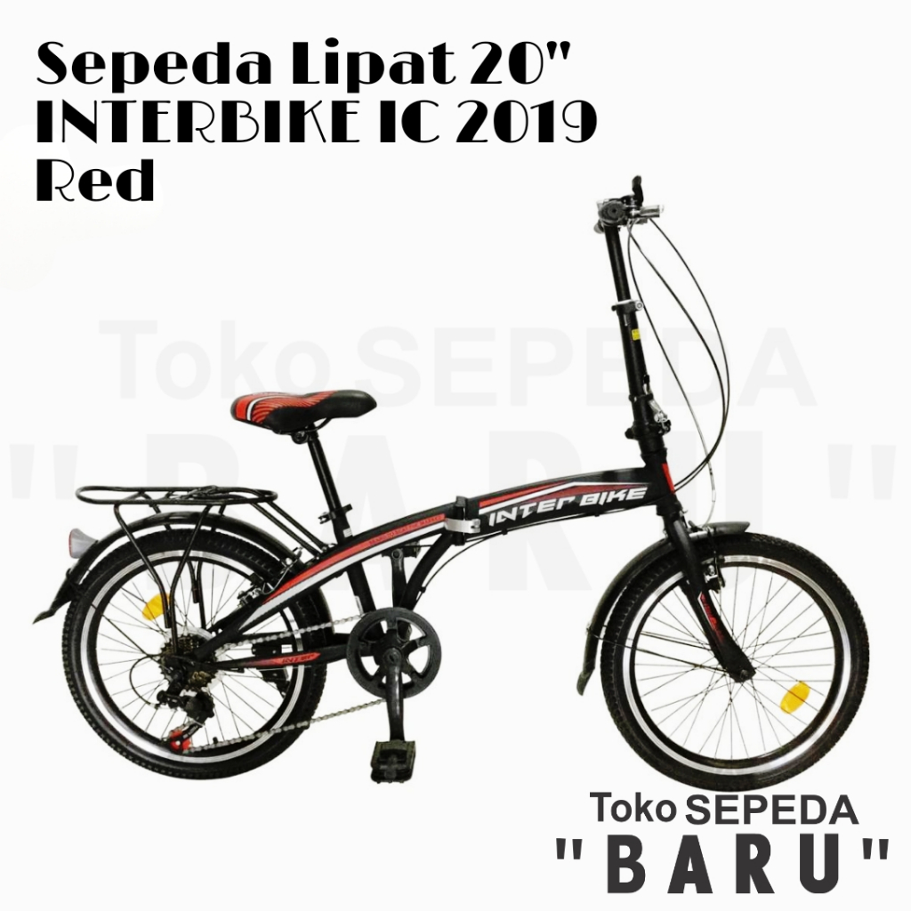 Jual TB - Sepeda Lipat INTERBIKE Ukuran 20 Inch | Shopee Indonesia