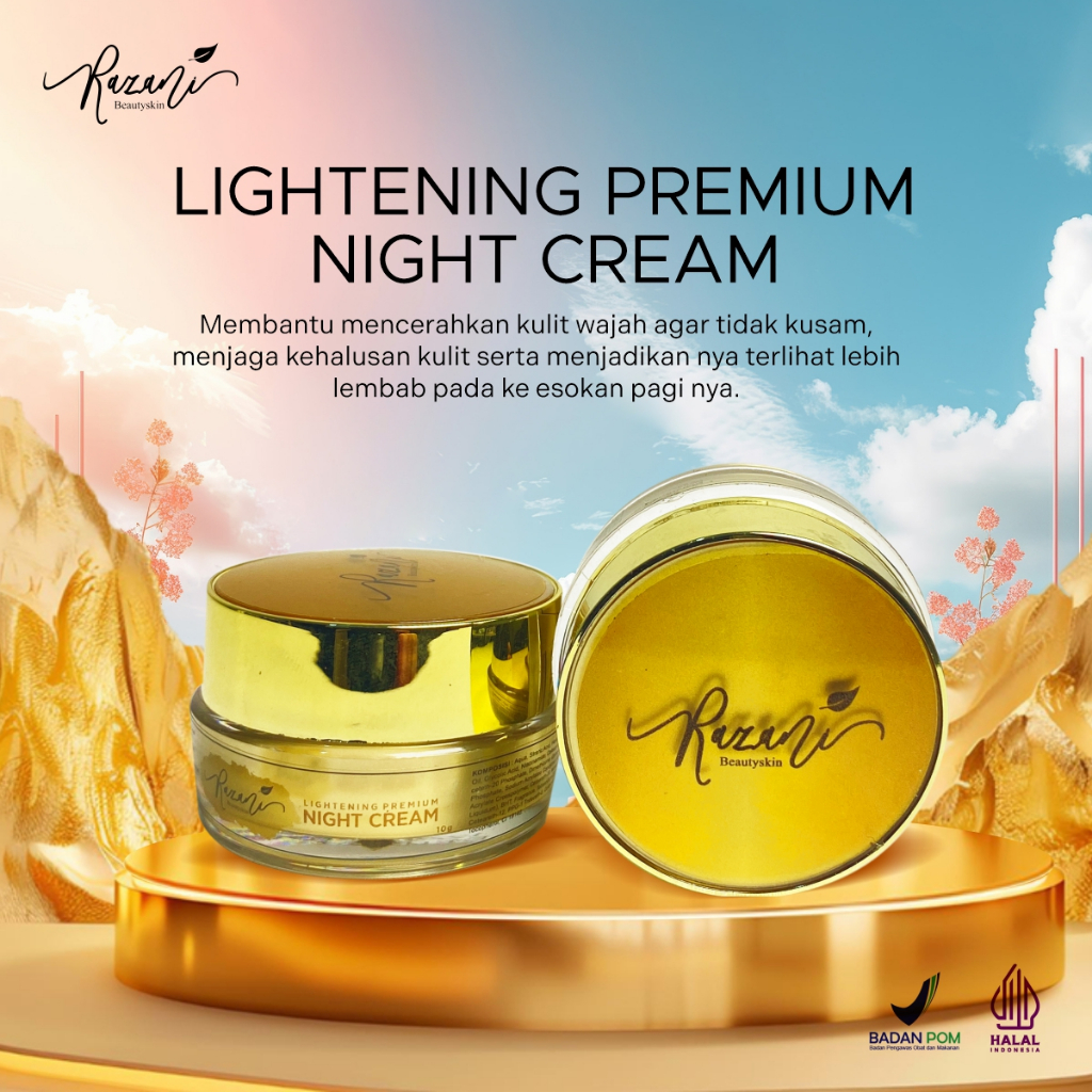 Jual Razani Lightening Night Cream 10g | Shopee Indonesia