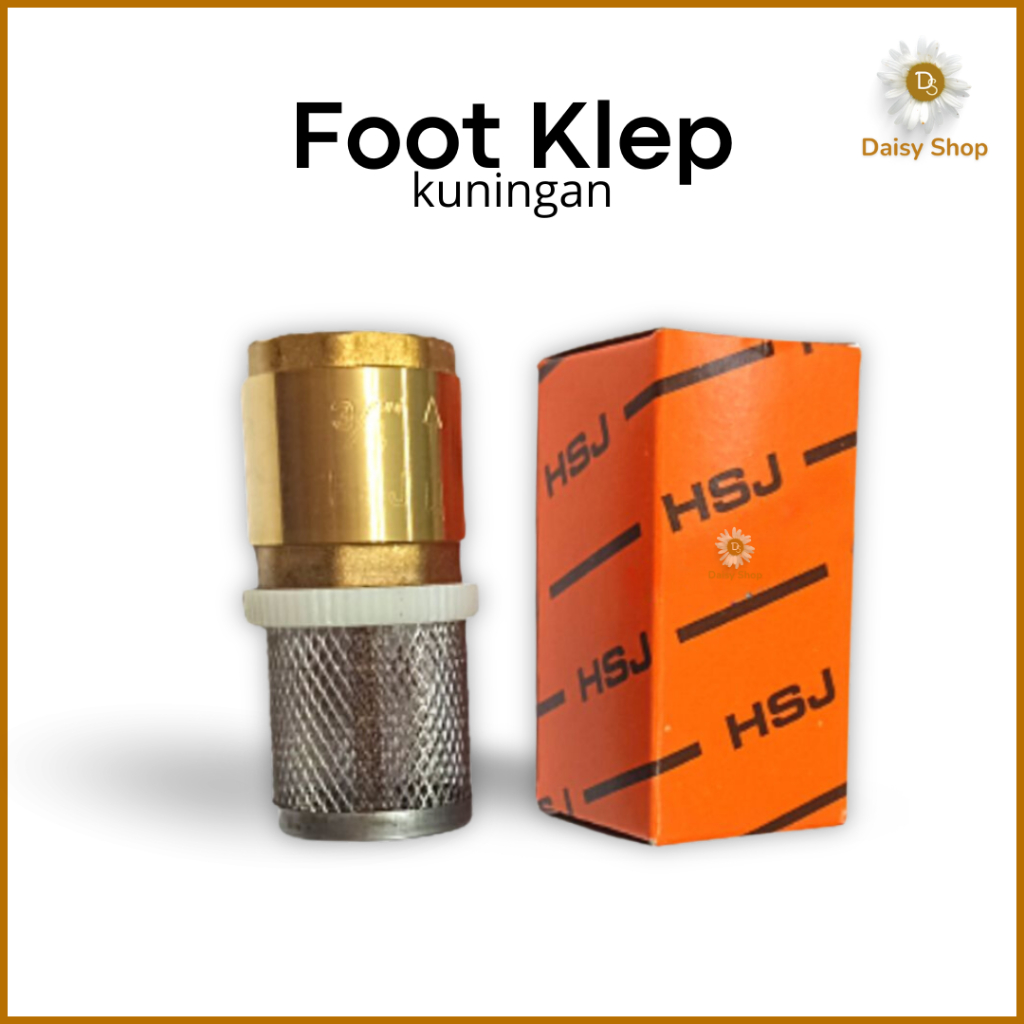 Jual (DS) Foot Klep Kuningan 1/2 