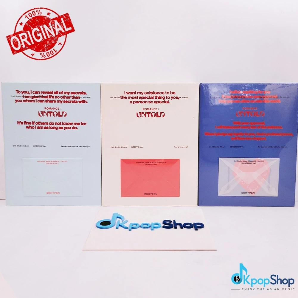 Album ENHYPEN ROMANCE UNTOLD Photobook Original KPOP Album dan Merchandise Resmi