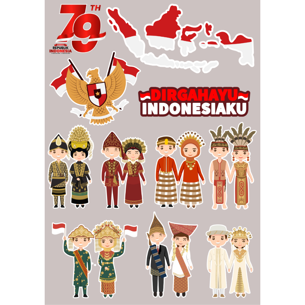 Jual Topper Agustusan Baju Adat Kue Tumpeng HUT RI | Shopee Indonesia