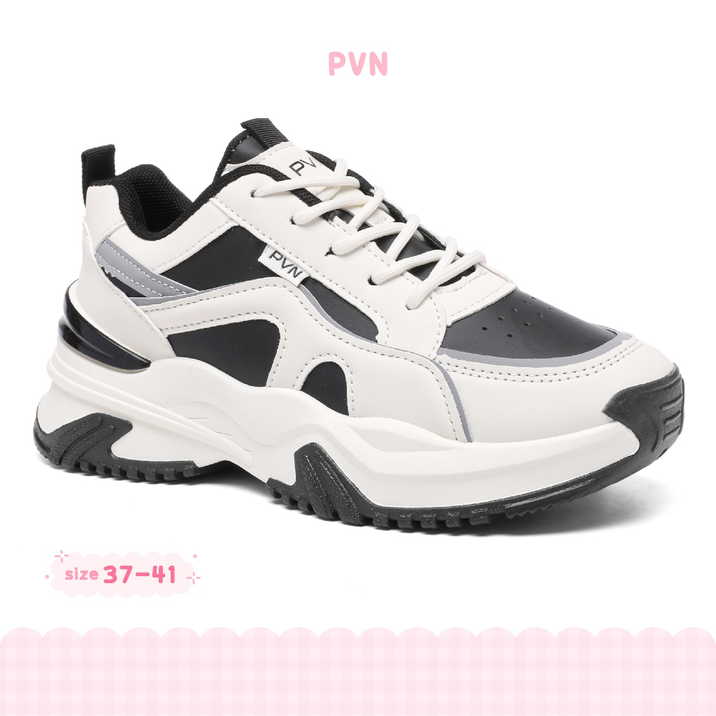 Jual Pvn Bohyun Sepatu Sneakers Wanita Sport Shoes Kets Black 588