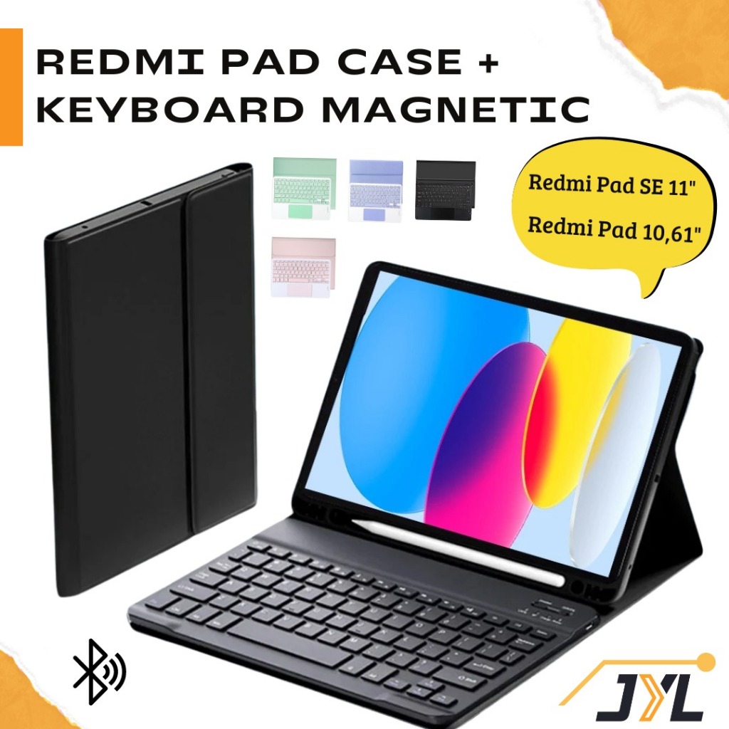 Jual Magnetic Keyboard Case For Redmi Pad 10.61 Redmi Pad SE 11 inch ...