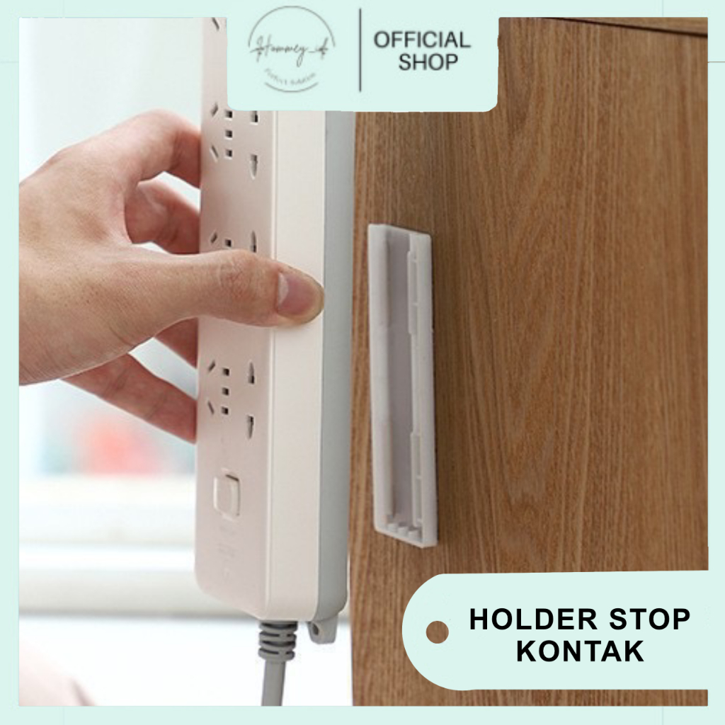 Jual HOMMEY ID - HOLDER STOP KONTAK | COLOKAN LISTRIK TEMPEL DINDING ...
