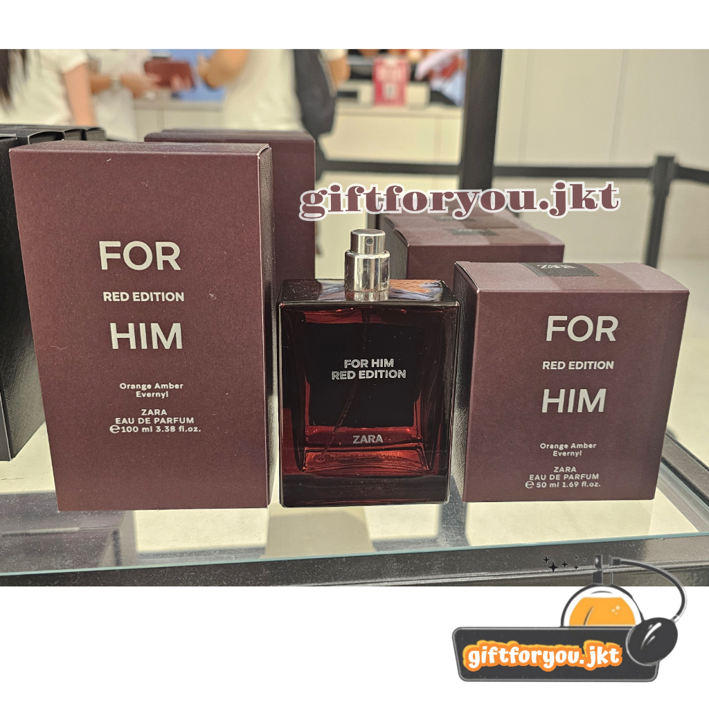 Jual Parfum Zara Man For Him / Red / Red Intense / Deep / Rush / Pyro ...