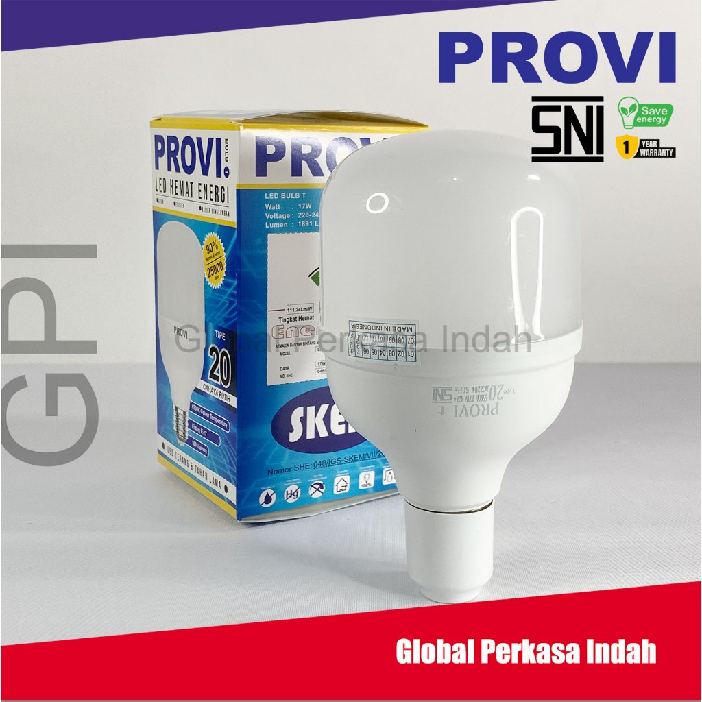 Jual Provi T Lampu Capsule Led 20 Watt / 30 W / 40W / 50W Putih Hemat ...