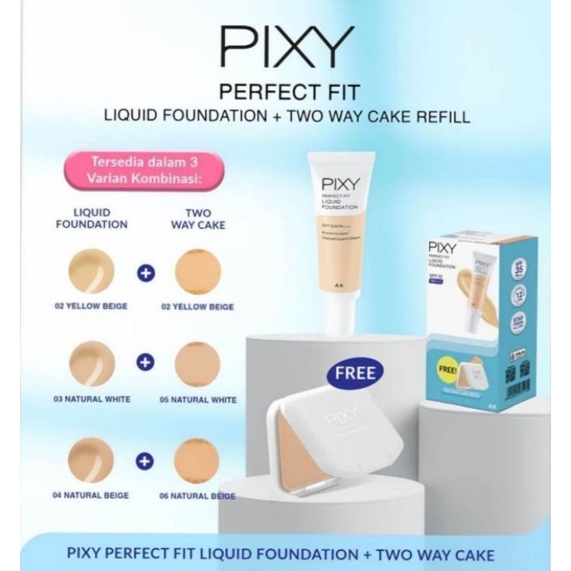 Jual PIXY PERFECTI FIT LIQUID FOUNDATION SPF 35 PA++ 20ML(NEW) | Shopee ...