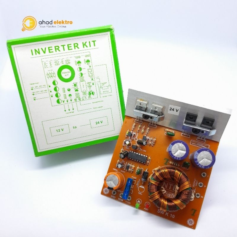 Jual KIT INVERTER 24 VOLT CT INPUT 12 VOLT CONVERTER DC TO CT BELL BGR ...