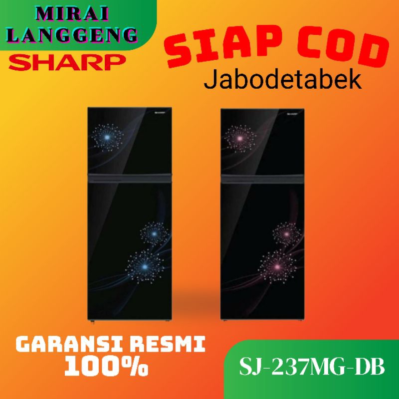 Jual Sharp Kulkas 2 Pintu Sharp SJ-237MG-DB Garansi Resmi | Shopee ...