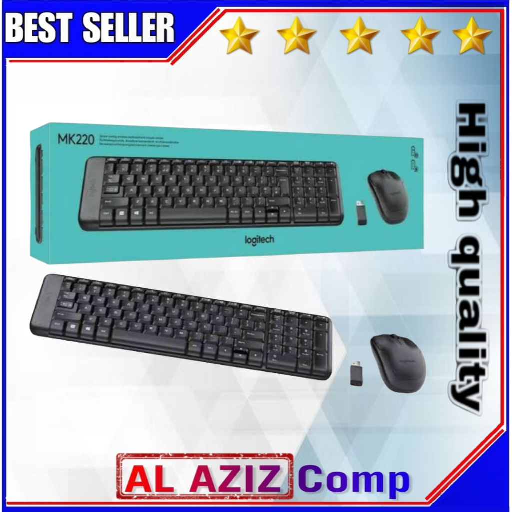 Jual Logitech MK220 Wireless combo | Shopee Indonesia