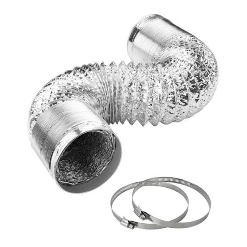 Jual flexible ducting 5 in (6 meter free klem 2 pc) pipa cooker hood