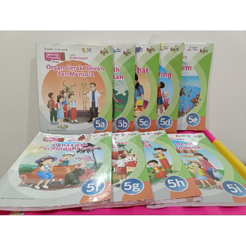 Jual BUKU TEMATIK TERPADU KELAS 5 SD BEKAS SECOND ORIGINAL | Shopee ...