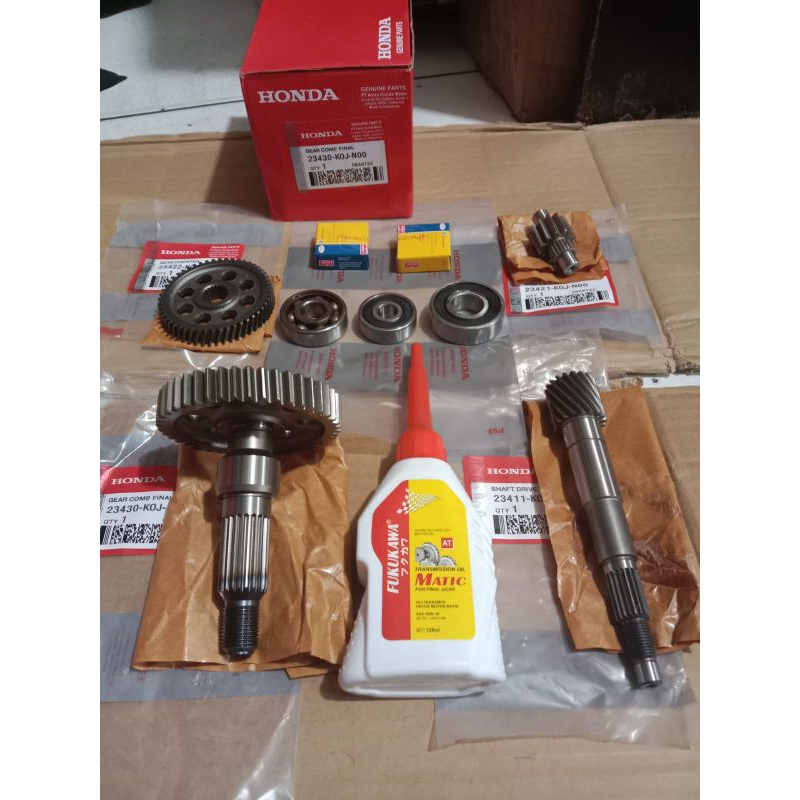 Jual Gigi Rasio KOJ Genio Beat Delux Led Komplit+Lahar Gratis oli ...