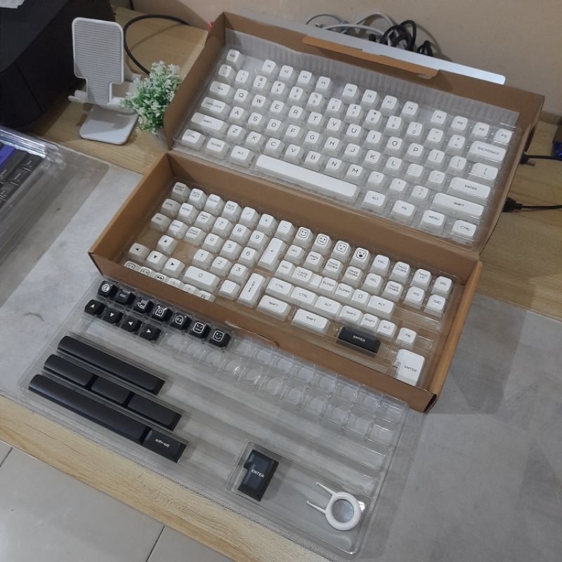 Jual Keycaps BoW QSA Profile Dye Sub PBT DoubleShoot | Shopee Indonesia