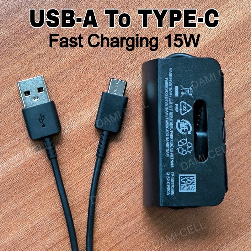 Jual Kabel Data Samsung S10 USB Type C Fast Charging 15W Cable Charge