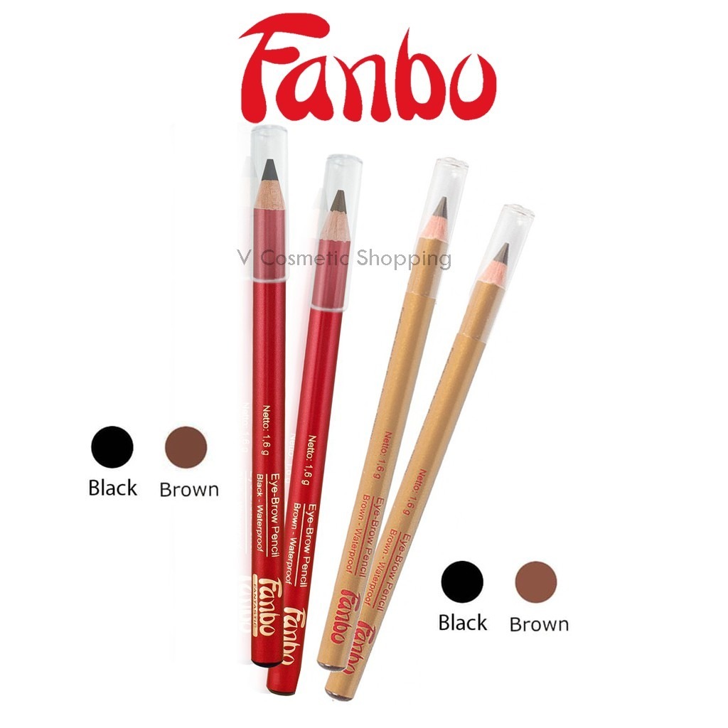 Jual FANBO FANTASTIC EYE BROW-FANBO PENSIL ALIS GOLD | Shopee Indonesia
