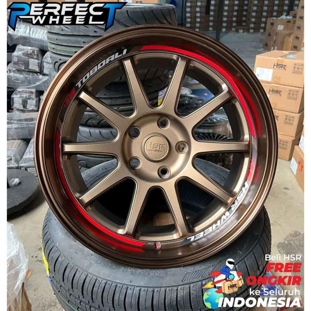 Jual Hsr Original Toboali Ring 17 Velg Mobil Racing R17 Lebar 8,5 Untuk ...