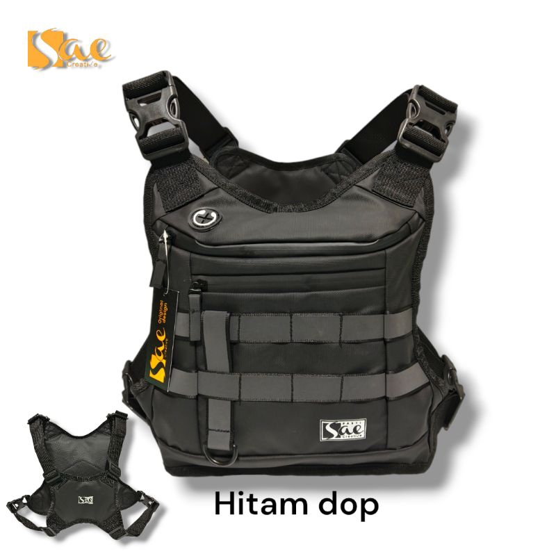 Jual Tas rompi dada Tas outdoor Chest bag pria waterproof bahan bimo ...