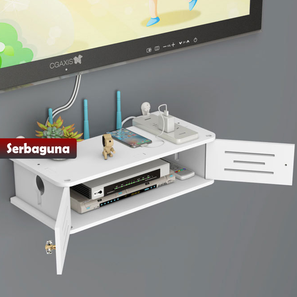 Jual YOSINOGAWA - Kotak penyimpanan router kotak hub nirkabel WiFi rak ...