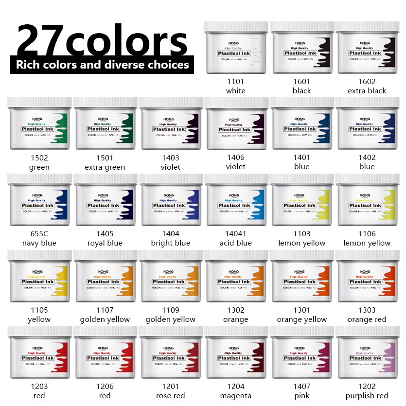 Jual HONG RUI SHENG Plastisol Tinta Sablon - High Gloss kualitas kilap ...