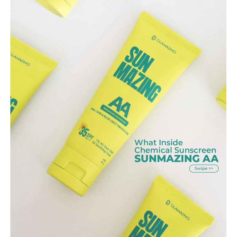 Jual [MIRACLE STORE] SUNSCREEN SPF 35 GLAMAZING AA Glamazing ...