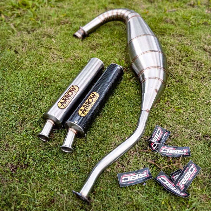 Jual knalpot ninja r ss rr fullsistem original produk RBC type polos ...