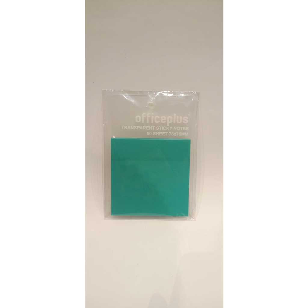 Jual OFFICE PLUS TRANSPARANT STICKY NOTE 3X3 TOSCA - GRAMEDIA BSD CITY ...