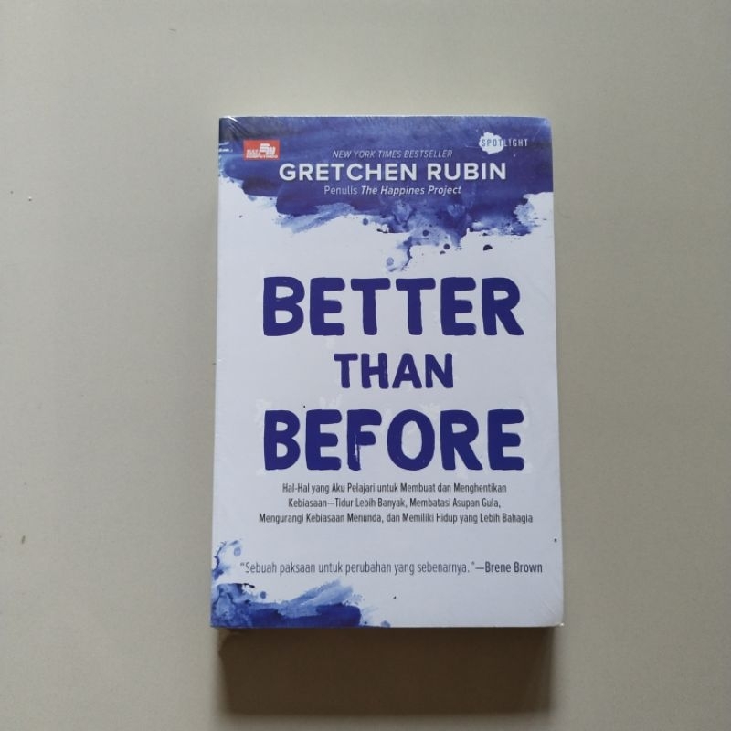 Jual Buku Pengembangan Diri, BETTER THAN BEFORE - Gretchen Rubin ...