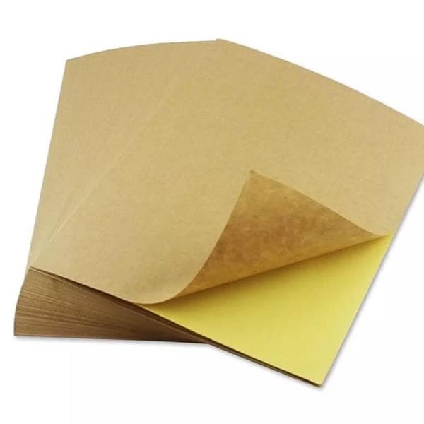 Jual STICKER KRAFT A4 COKLAT ISI 50 LEMBAR | Shopee Indonesia