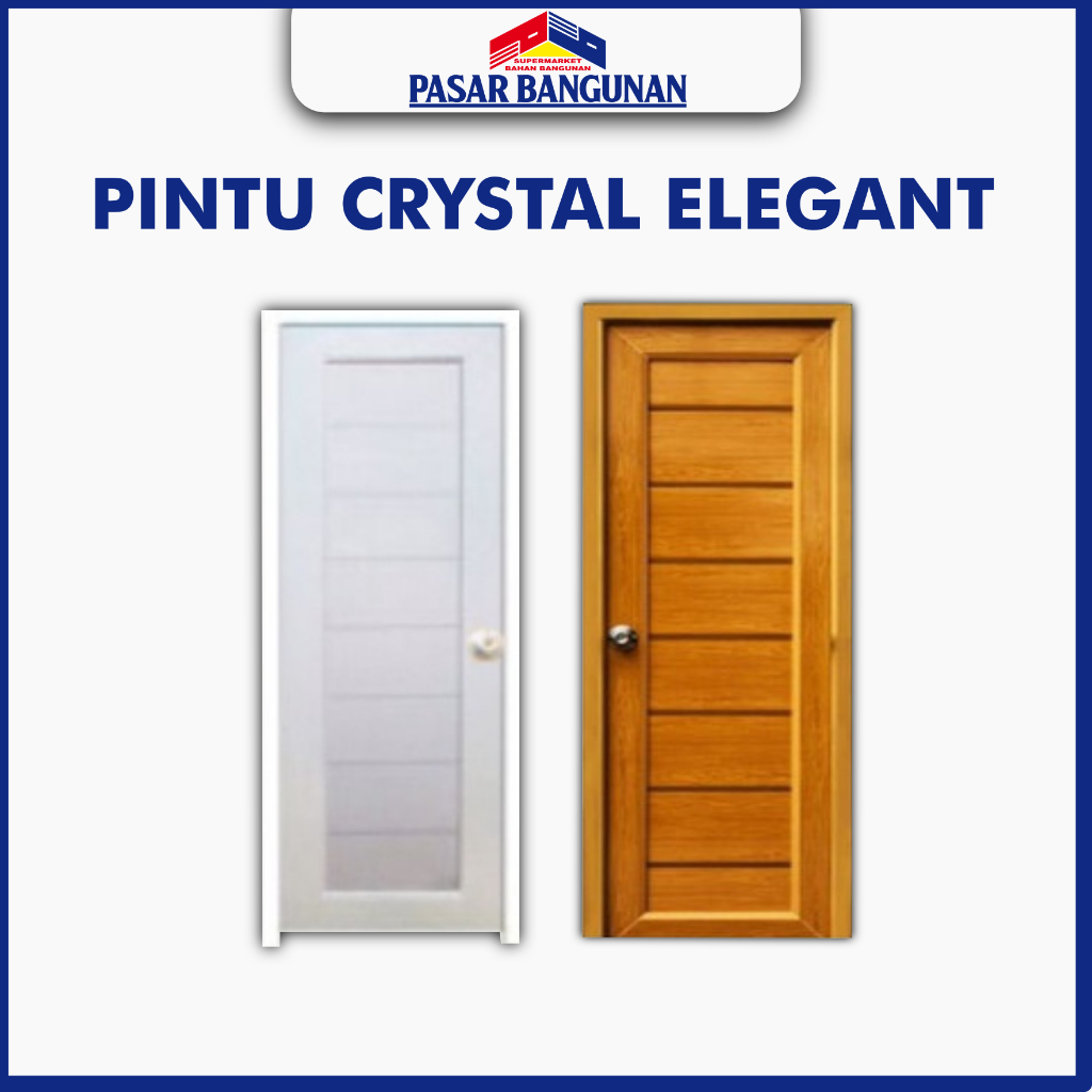 Jual PINTU PVC CRYSTAL FULL PANEL KAMAR MANDI PAKET LENGKAP SERBA GUNA ...