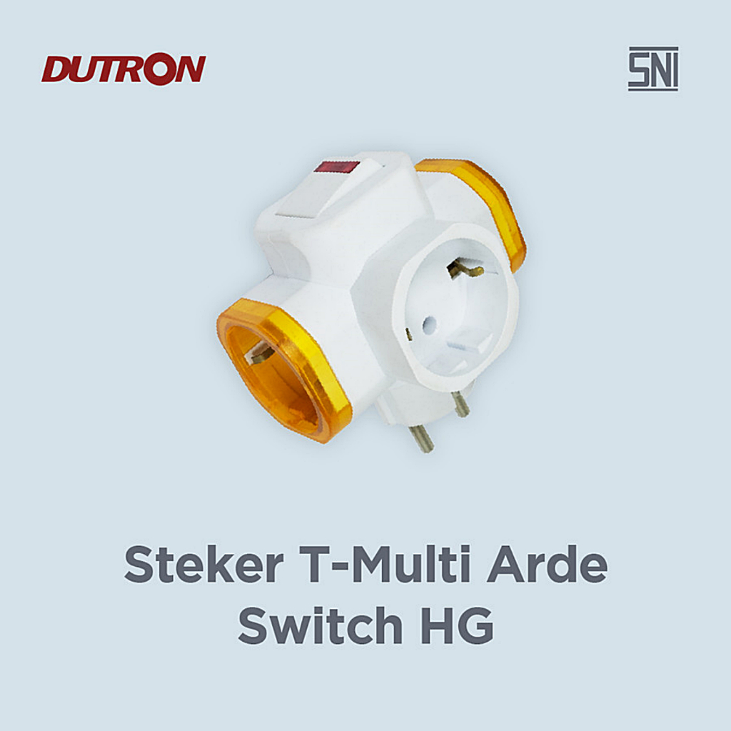 Jual Steker T On Off Arde Dutron Colokan Cabang 3 Cagak DV-STA-01S-HG ...