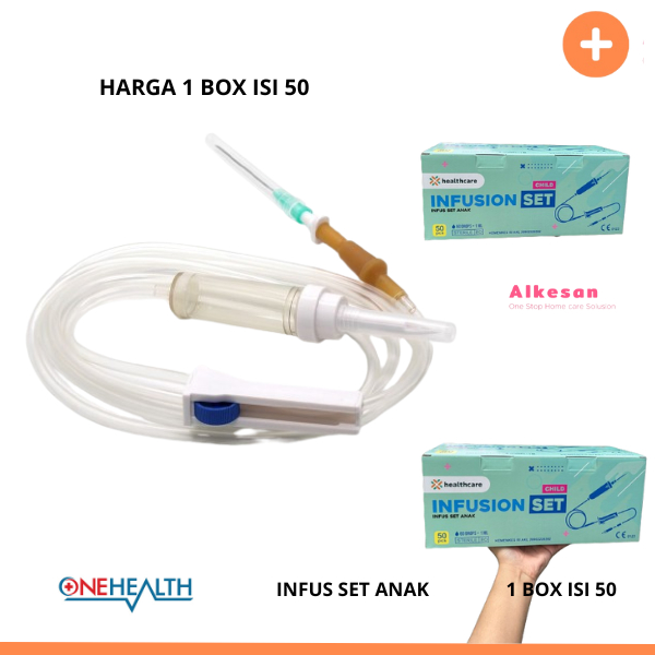 Jual Infus Set Anak Onehealth 1 Box Selang set Infusion | Shopee Indonesia
