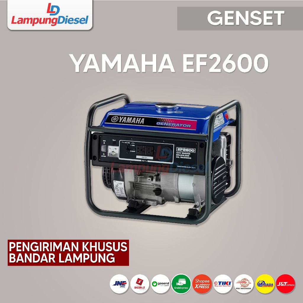 Jual YAMAHA Generator / Genset EF2600/ EF2600FW 2000-2300 VA Bensin 4 ...