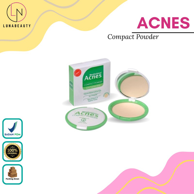 Jual LUNA ACNES COMPACT POWDER NATURAL BEIGE | SWEETY HONEY | Shopee ...