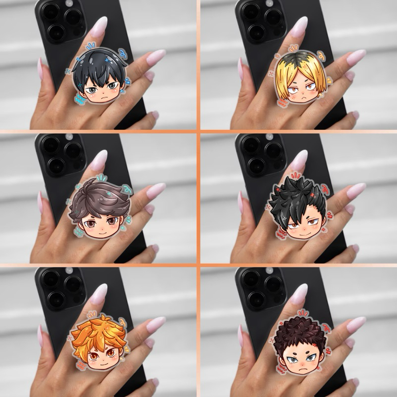 Jual Haikyuu Acrylic Popsocket Griptok by Khayalan Kecilku | Shopee ...