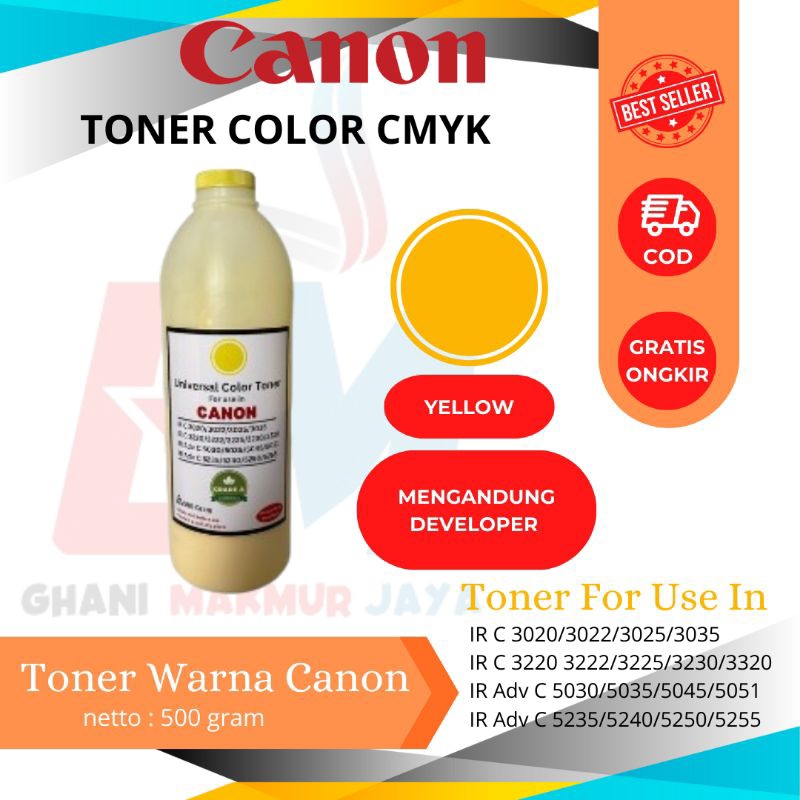 Jual Toner Canon Warna CMYK + Developer | Shopee Indonesia