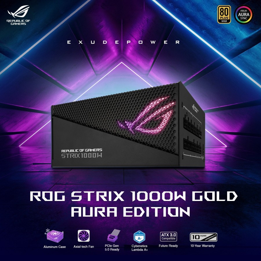 Jual ASUS ROG STRIX 1000W Gold Aura Edition | Shopee Indonesia