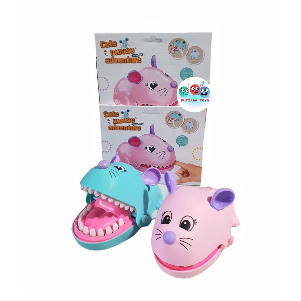 Jual MM Mainan Cute Mouse Adventure Mainan Gigitan Tikus 2025B | Shopee ...
