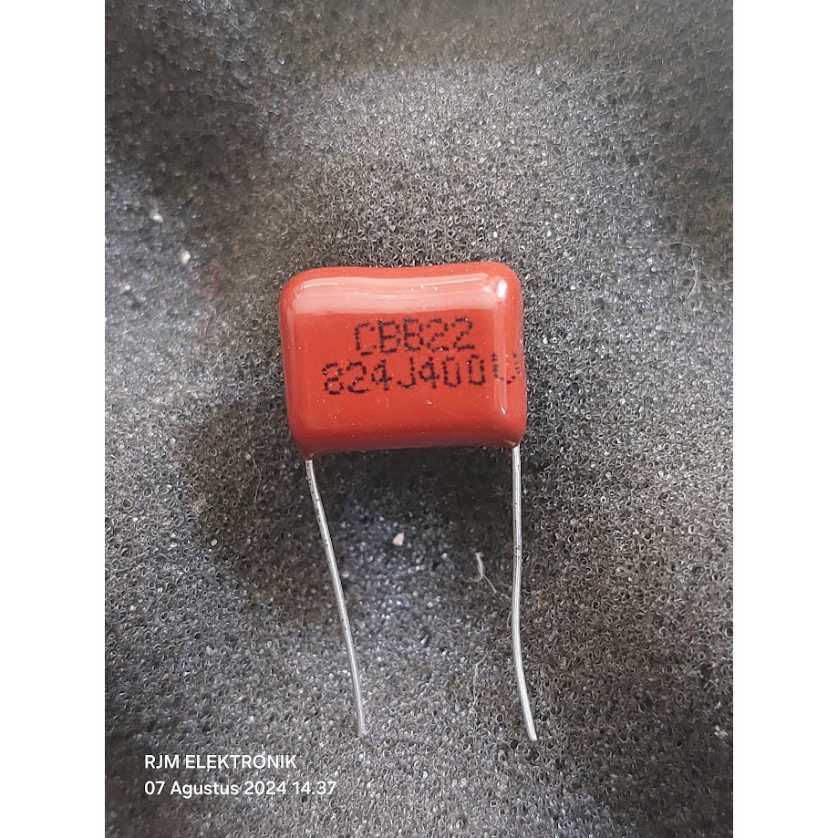 5 con] (F231) Tụ CBB 400V 824J P=20mm (824 820nF 0.82uF) | Shopee Việt Nam