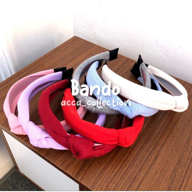 Jual BANDO SIMPUL HEADBAND BANDO KOREA ANTI PATAH BANDO TERKINI ...