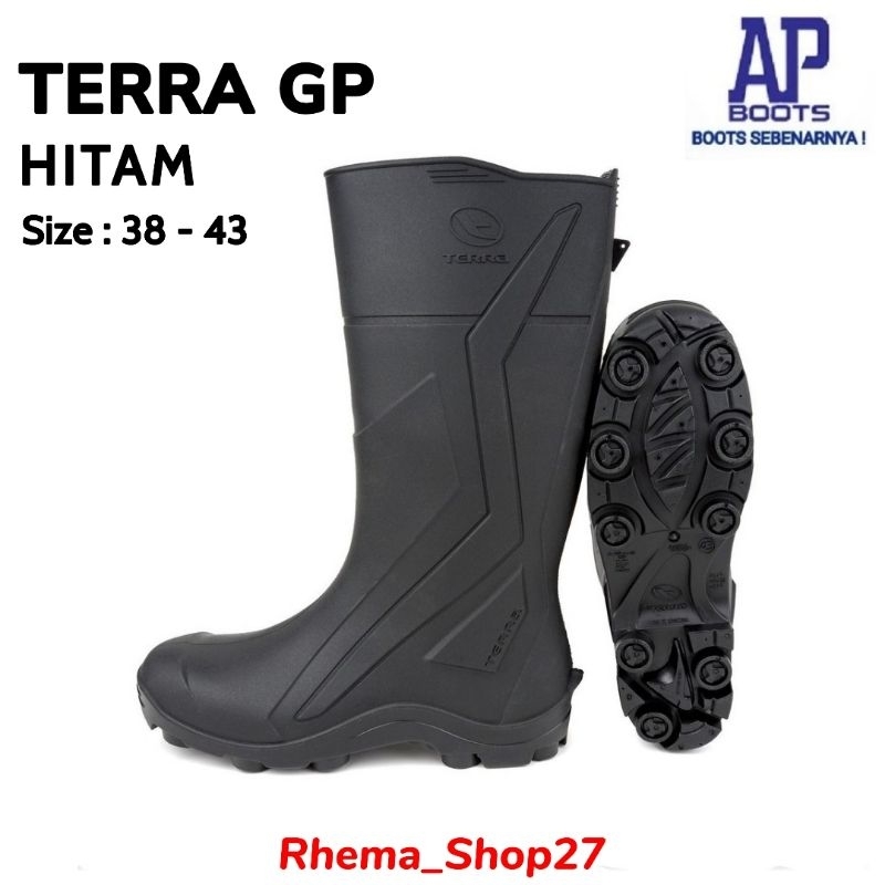 Jual AP BOOTS TERRA GP #TERBARU Sepatu Boots Tinggi AP Terra | Sepatu ...