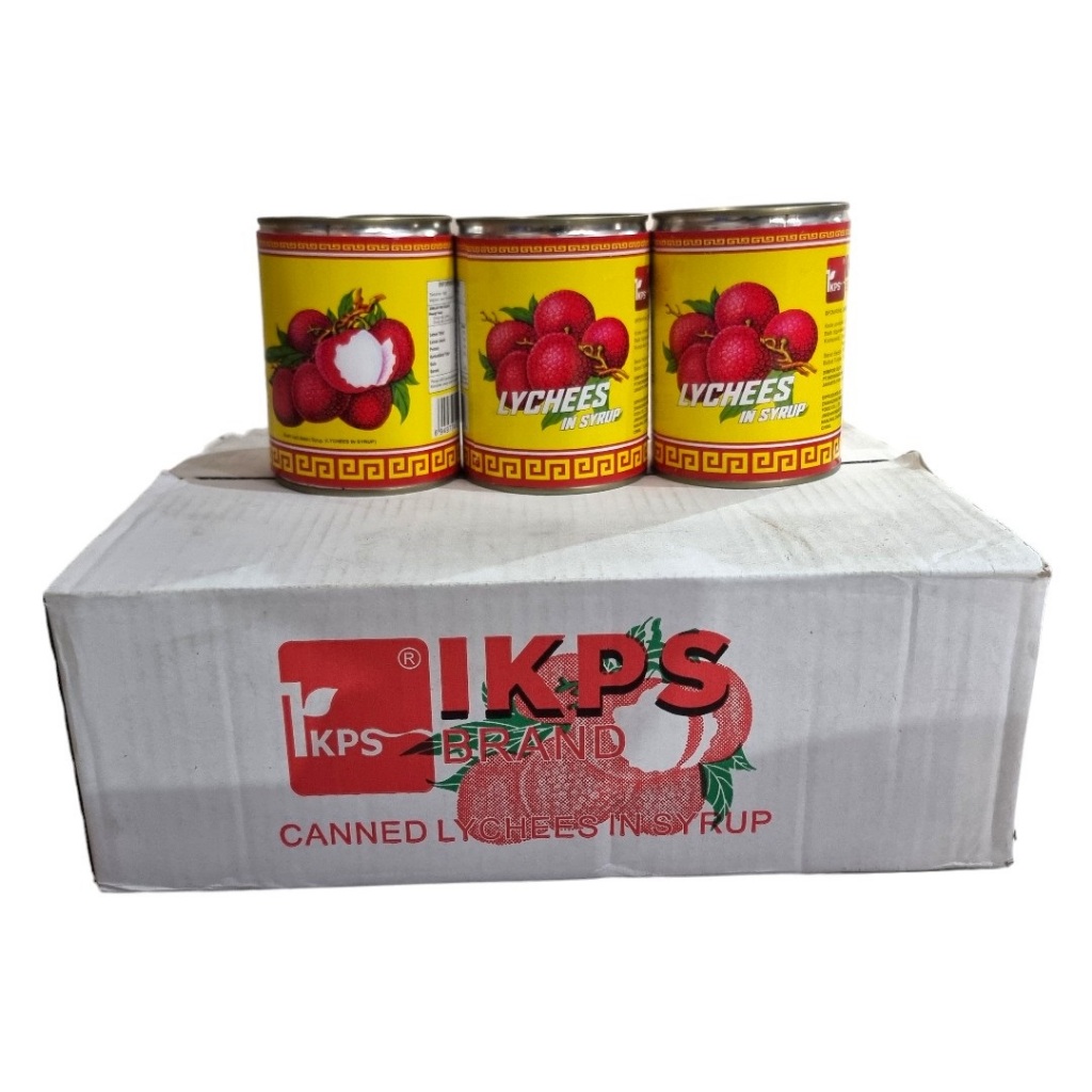 Jual Buah Sirup Leci Lychee Lechy Lechi Kaleng Syrup IKPS Brand 12 x ...