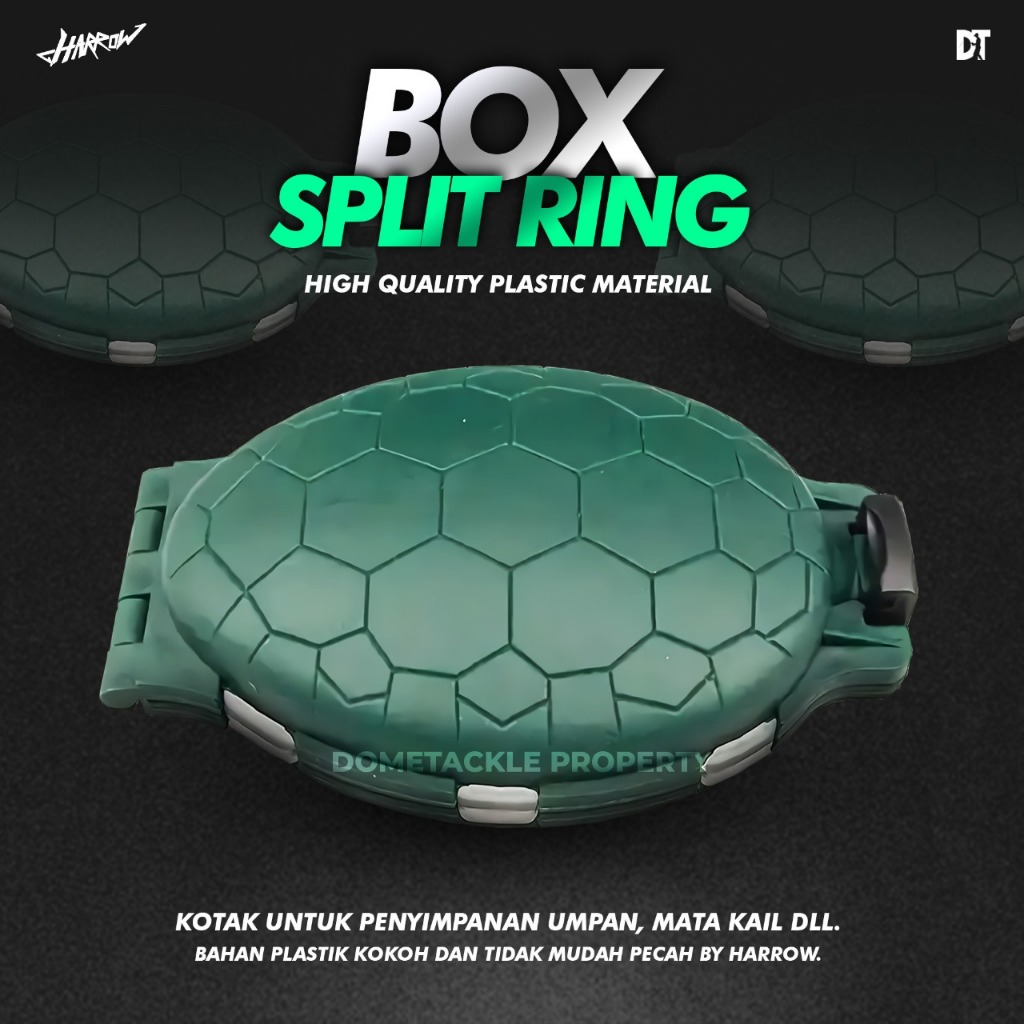 Jual Hooked Jig Box Turtle BA-10 BA-12 Kotak Pancing Box Tackle Box ...