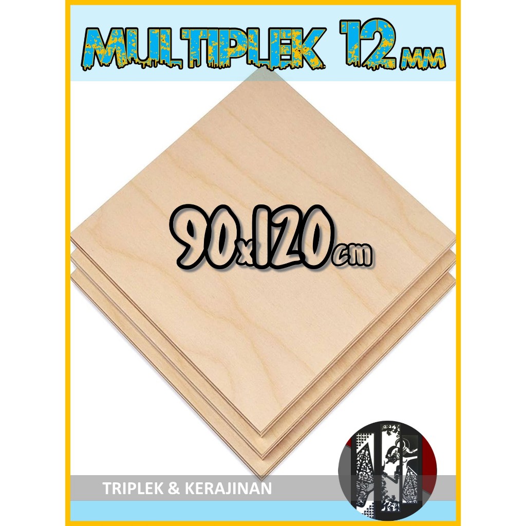 Jual Triplek 12mm 90x120 cm | Multiplek Plywood 12 mm 90x120 | 90 x 120 ...