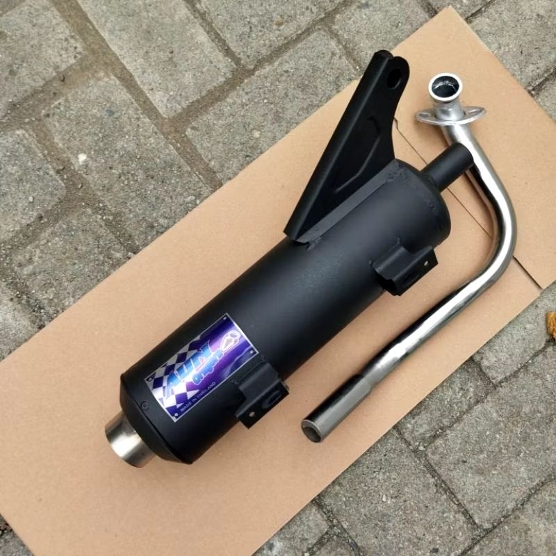 Jual AUN power pipe exhaust system motorcycle mio sporty mio soulty mio ...