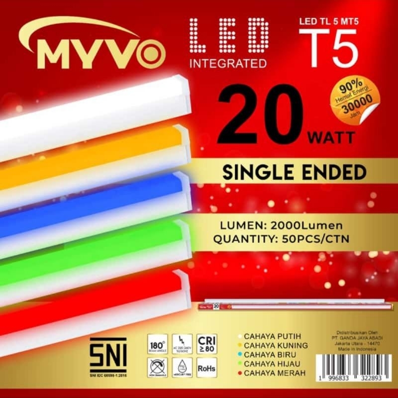 Jual Lampu myvo LED TL5 20WATT | Shopee Indonesia