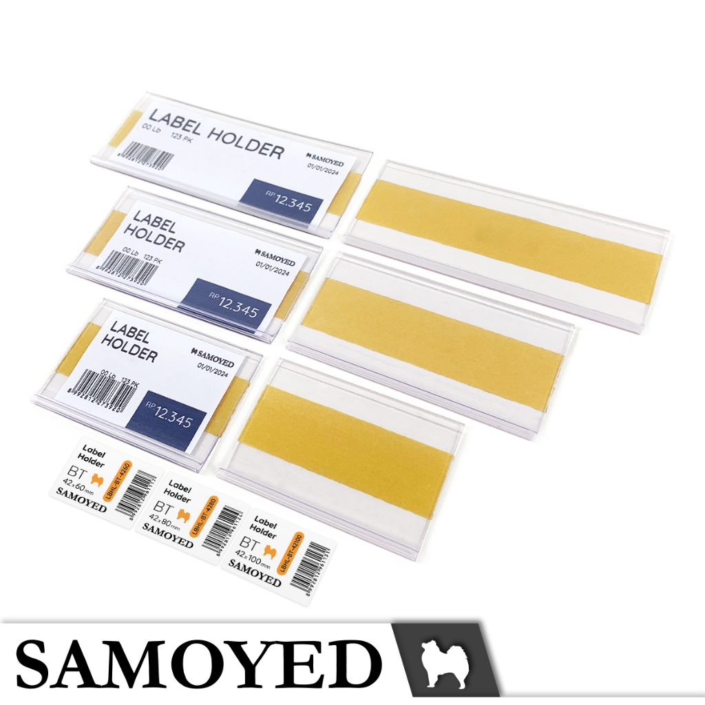 Jual SAMOYED LBHL-BT Tempat Label Produk / Harga / Shelf Price Tag ...